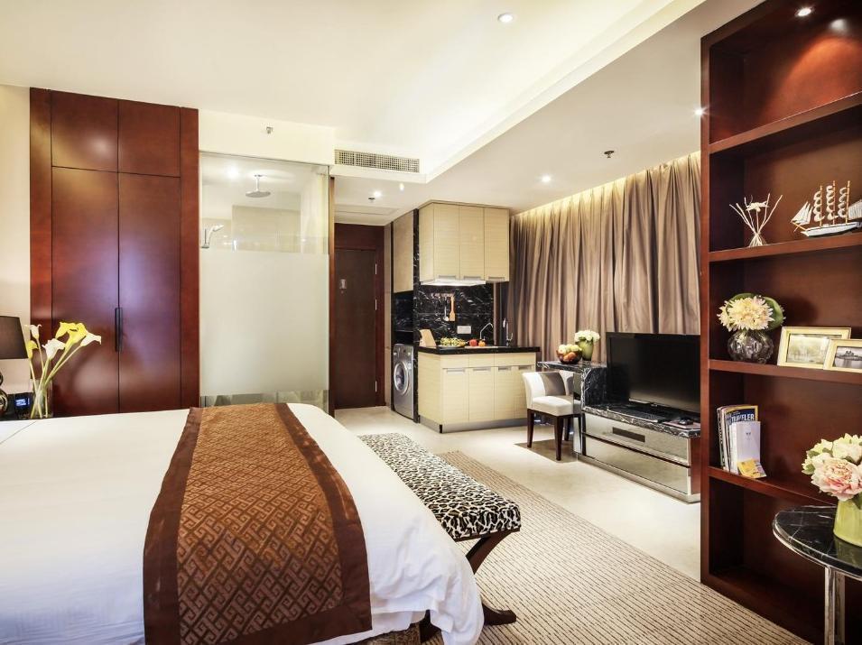 Yousu Hotel & Apartment Tianyi Square Yinyi Global Center Apartment Ningbo Bagian luar foto